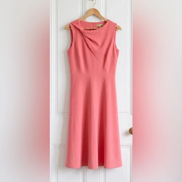 DKNY Coral Drape-Neck Midi - Picture 2 of 2